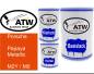 Preview: Porsche, Papaya Metallic, M2Y / M0: 500ml Lackdose + 500ml Klarlack + 250ml Härter - Set, von ATW Autoteile West.